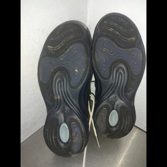 ADIDAS adiFOM Q Legend Ink Aluminum Men's Size 11.5 Athletic Tennis Shoes Laces - Picture 7 of 8